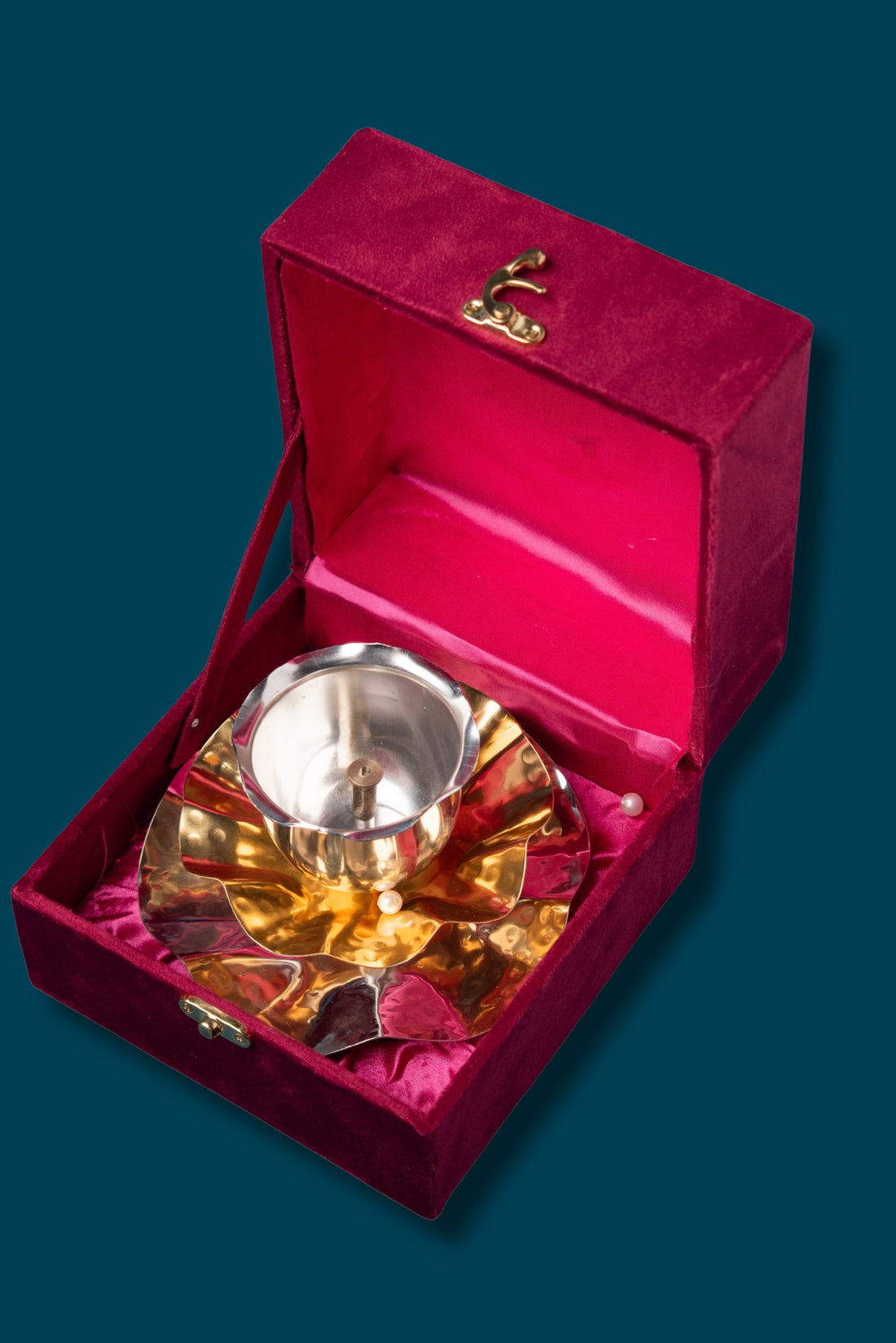 German Silver Double Tone Jyot