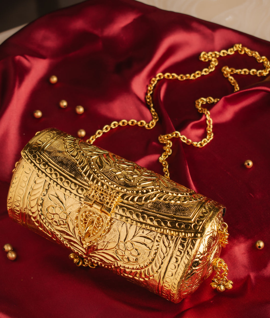 Antique Golden Metal Side Sling